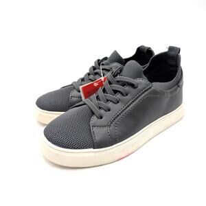 Deer Stags Dawson Jr. Bungee Lace Fashion Sneakers Kids Dark Gray Size US11 EU28